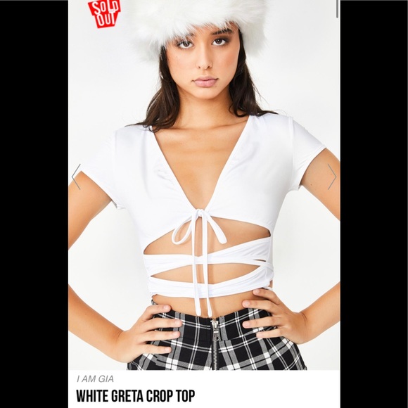 I am Gia white top - Picture 2 of 8